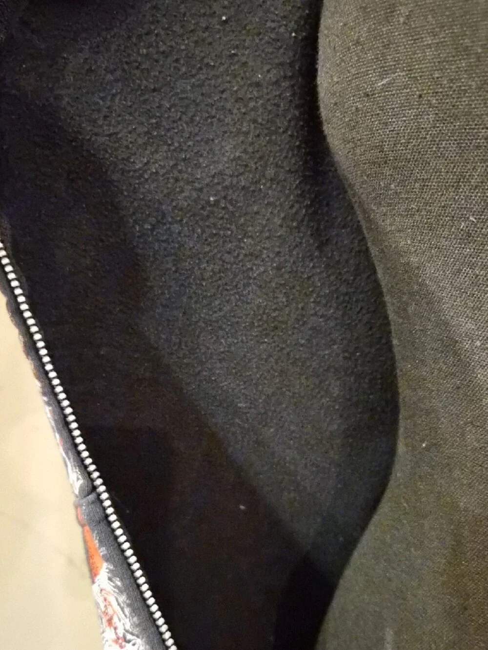 Gildan Pantera Black Zip-Up Hoodie with Orange and White Snake Graphic